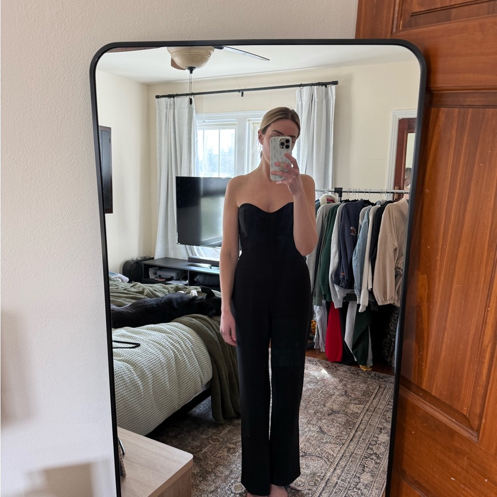 NWT Abercrombie& Fitch Strapless Jumpsuit - Picture 2 of 12